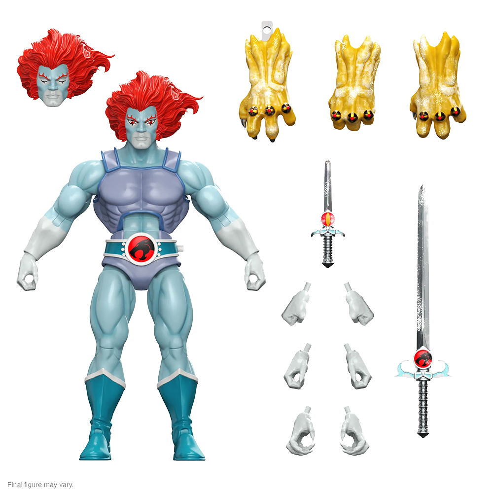 Lion-o Hook Mountain Ice - Thundercats Ultimates! Figure by Super7