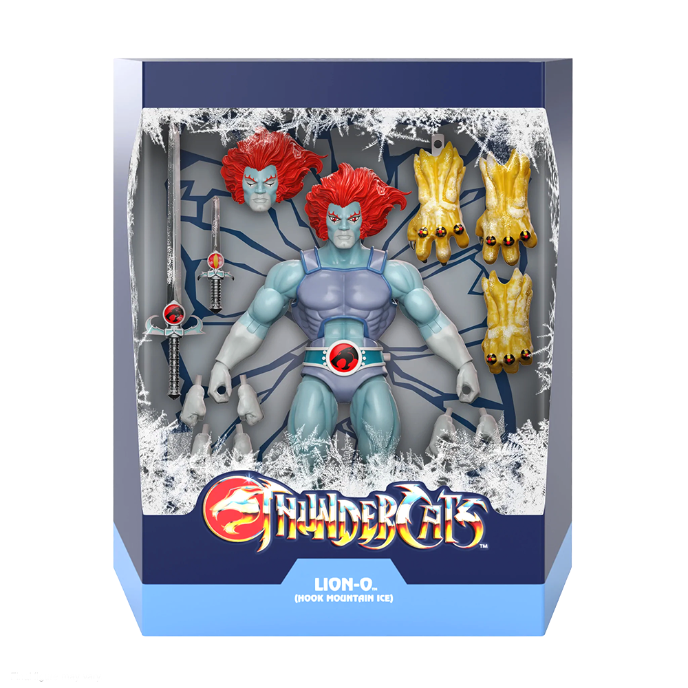 Lion-o Hook Mountain Ice - Thundercats Ultimates! Figure by Super7
