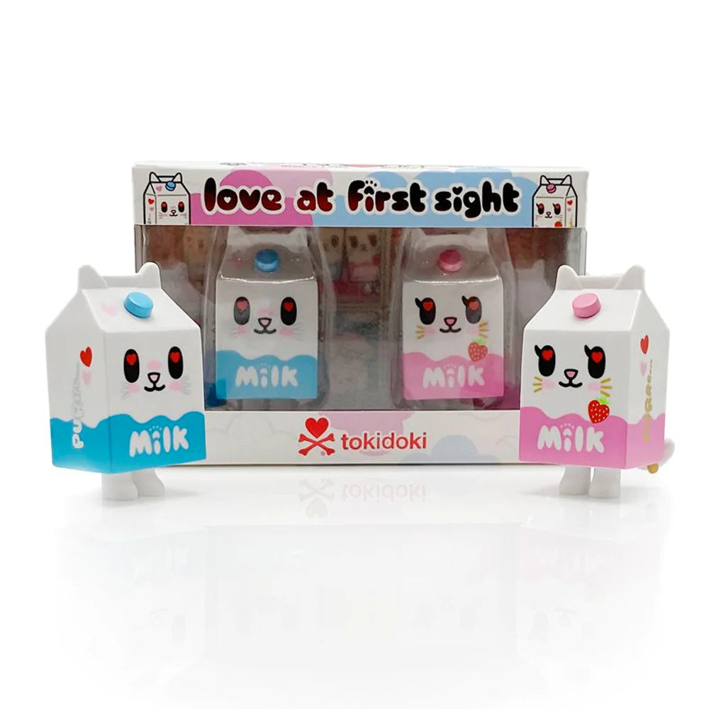Love at First Sight Milk Cats 2-Pack Set by Tokidoki