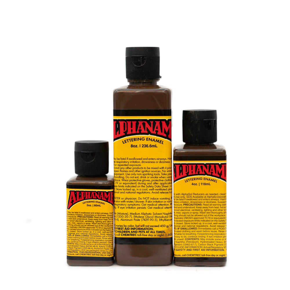 Medium Brown Alphanamel Enamel Paint by Alpha 6 Corp