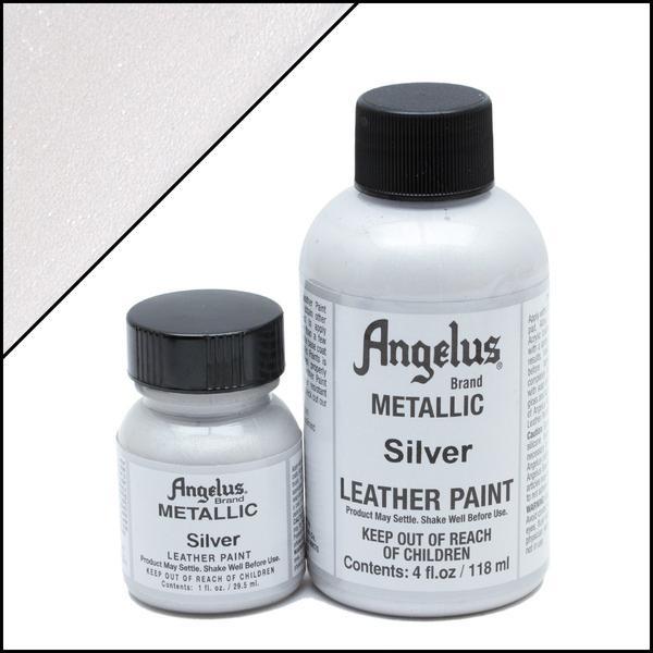 Metallic Silver-Angelus-Leather Paint-TorontoCollective