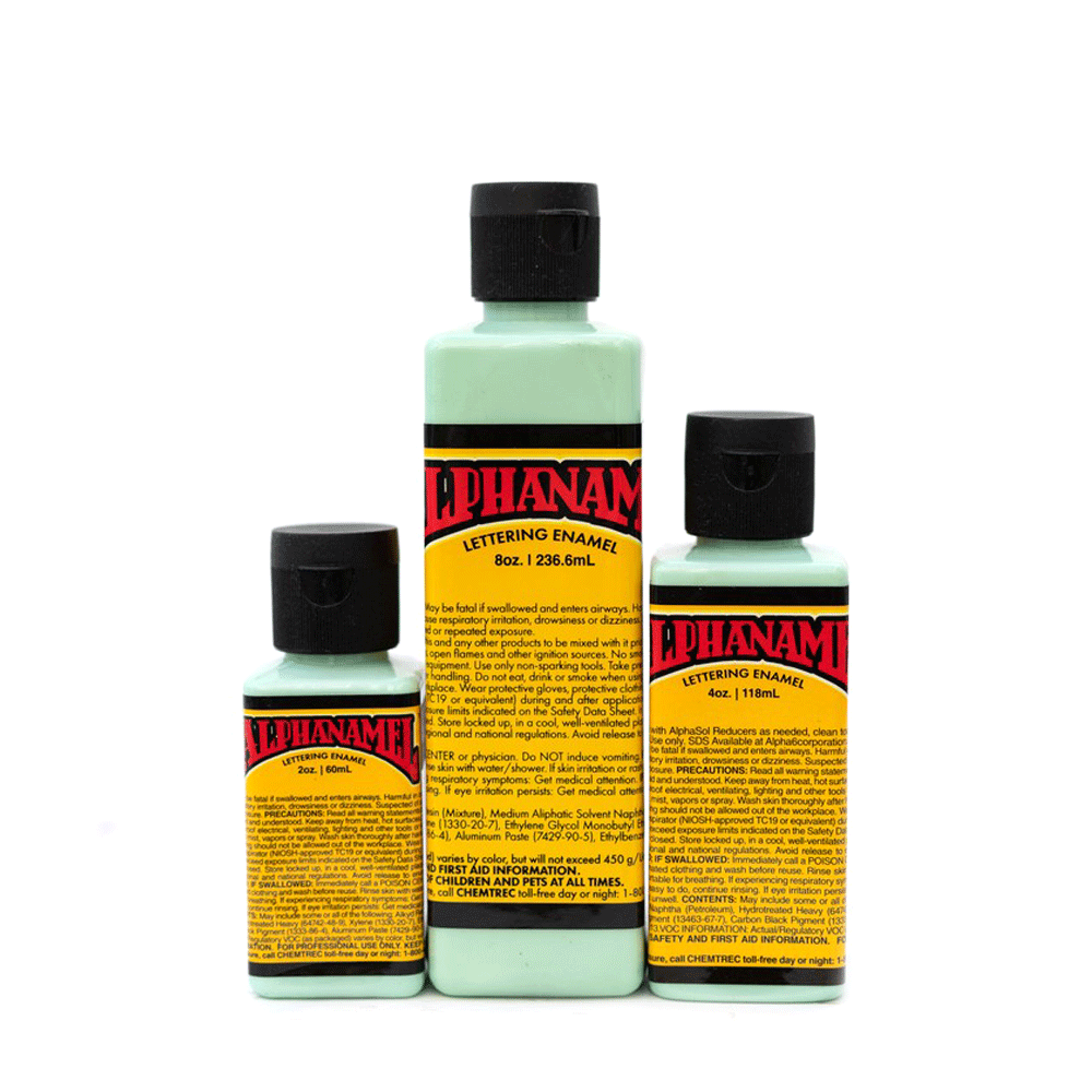 Mint Alphanamel Enamel Paint by Alpha 6 Corp