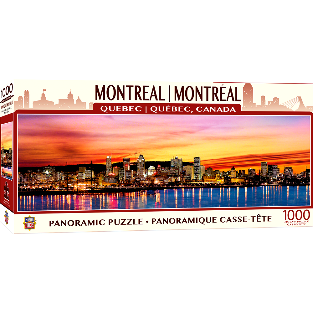 Cities of Canada Panoramic 1000 piece jigsaw puzzle