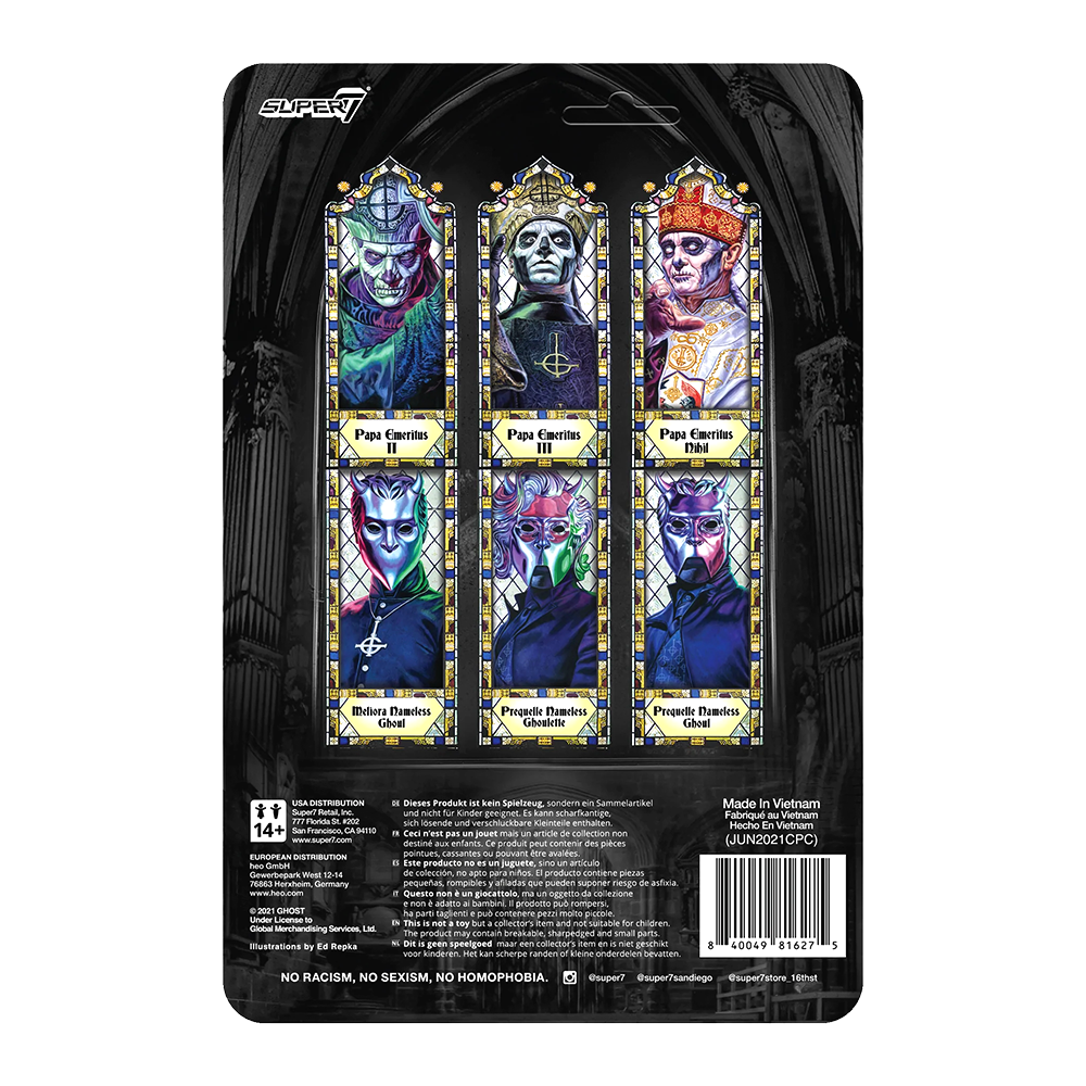 Prequelle Nameless Ghoul (Guitars) ReAction Figure - Ghosts by Super7