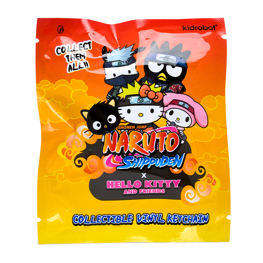 Naruto Shippuden X Hello Kitty And Friends Blind Bag vinyl Key Chain