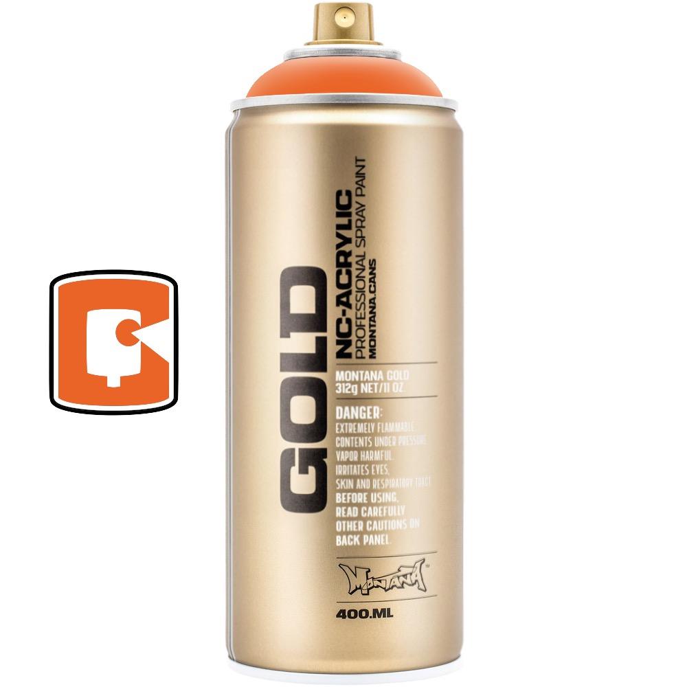 Orange-Montana Gold-400ML Spray Paint-TorontoCollective