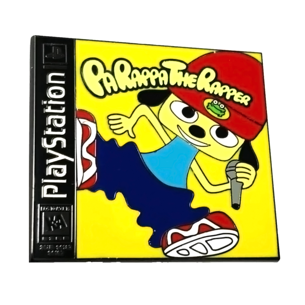 PaRappa the Rapper Playstation Cover Art Enamel Phantom Pin
