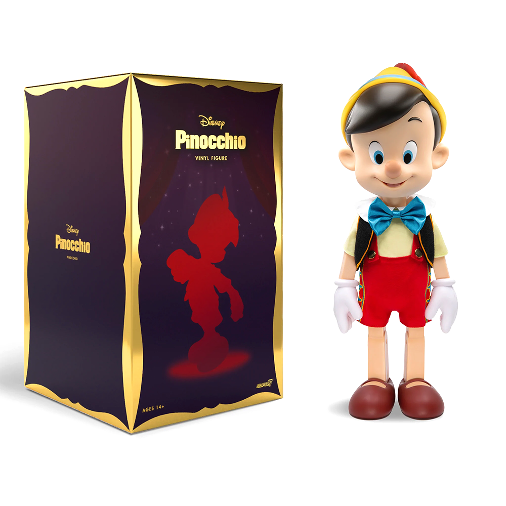 Pinocchio  16&quot; Figure - Disney Supersize Vinyl Collectible by Super7