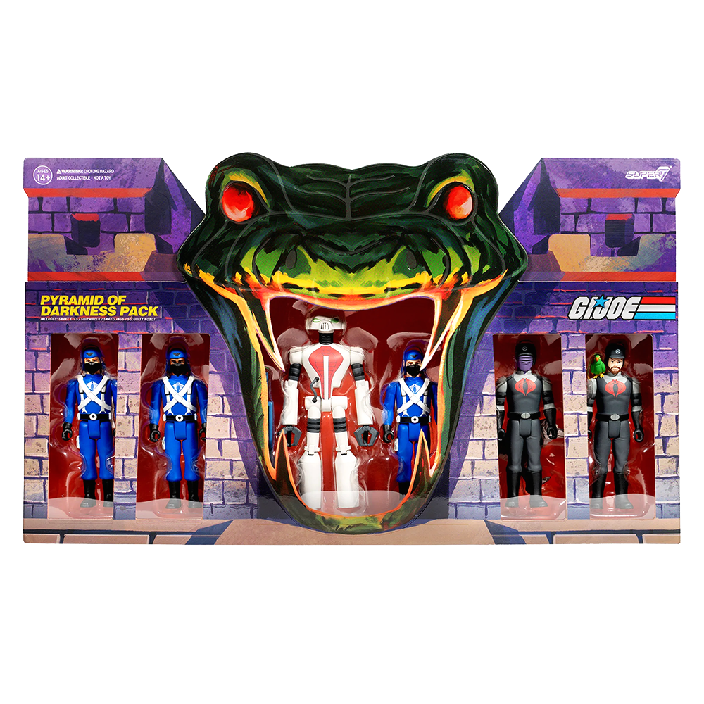 The Pyramid of Darkness Box Set of ReAction Figure - G.I.Joe by Super7
