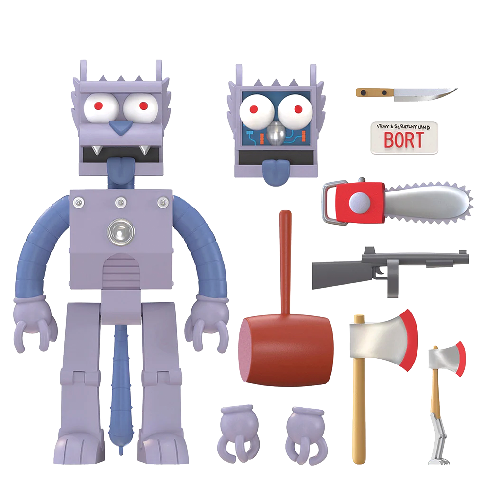 The Simpsons Robot Scratchy Ultimate Edition by Super7