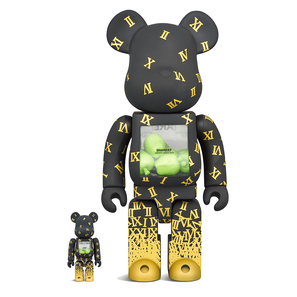 Shareef 3 - 400% and 100% Bearbrick by Medicom Toy