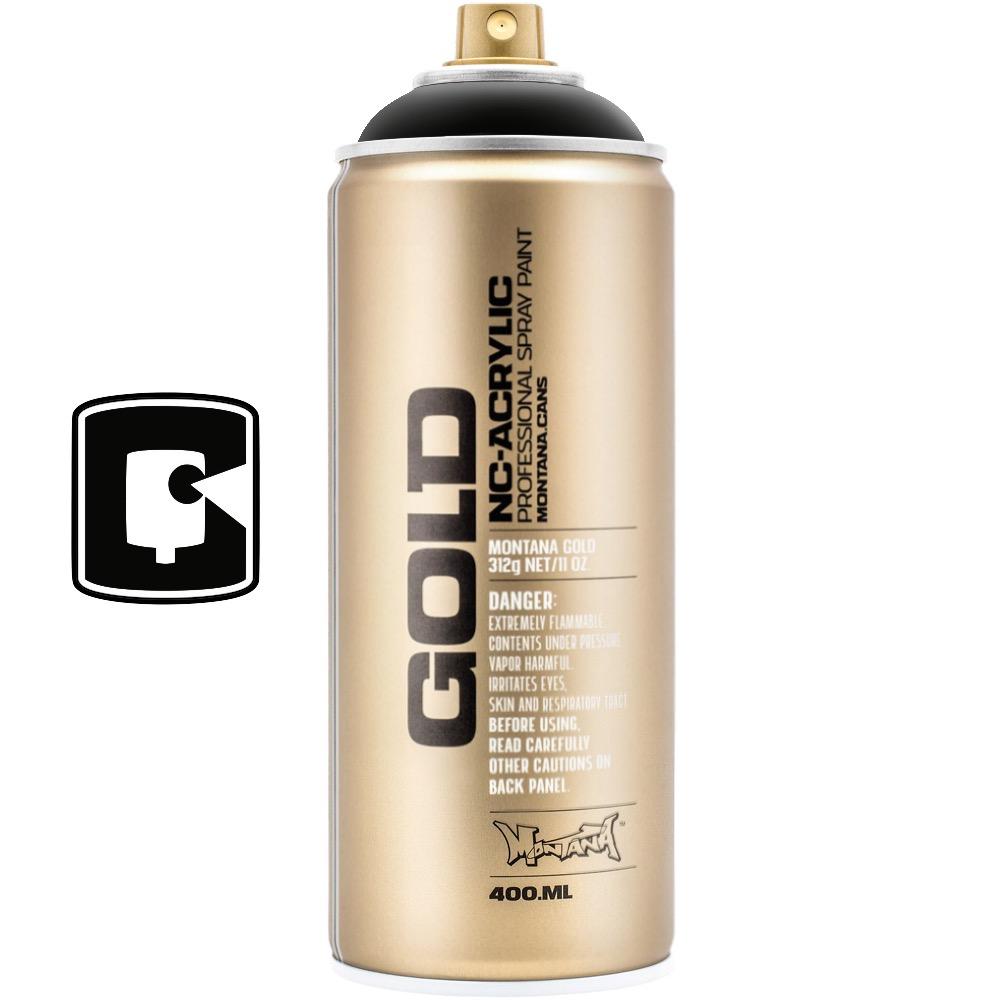 Shock Black-Montana Gold-400ML Spray Paint-TorontoCollective
