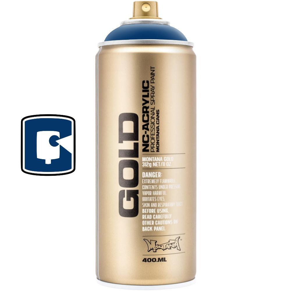 Shock Blue Dark-Montana Gold-400ML Spray Paint-TorontoCollective