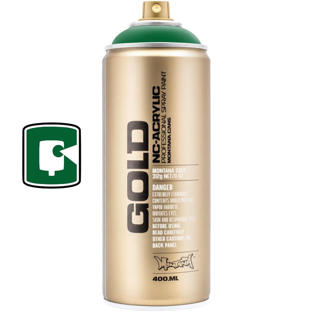 Shock Green Dark-Montana Gold-400ML Spray Paint-TorontoCollective