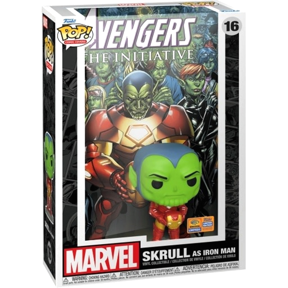 Iron Man Skrull Avengers - The Initiative Comic Book Cover Art Funko Pop Comic Covers #16
