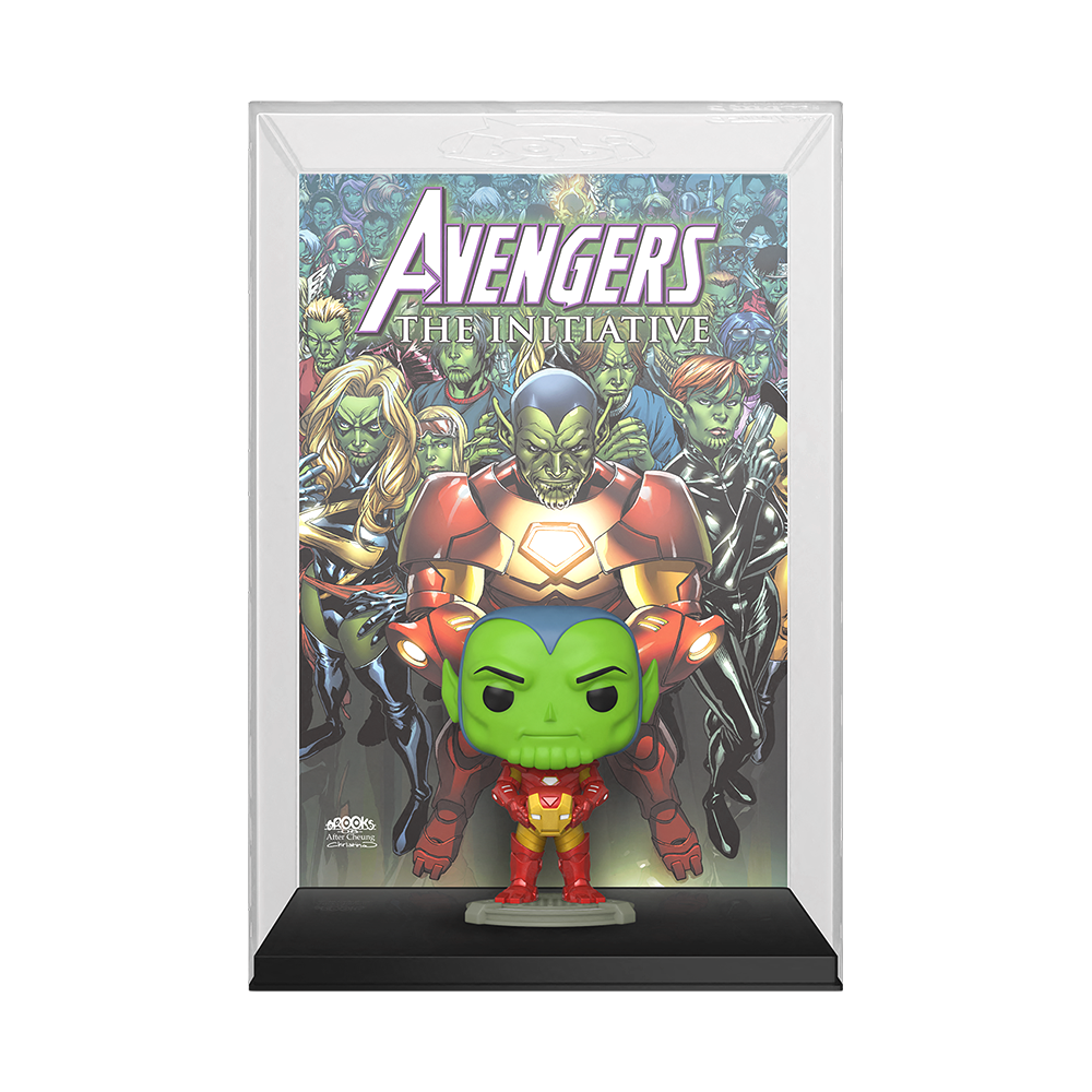 Iron Man Skrull Avengers - The Initiative Comic Book Cover Art Funko Pop Comic Covers #16