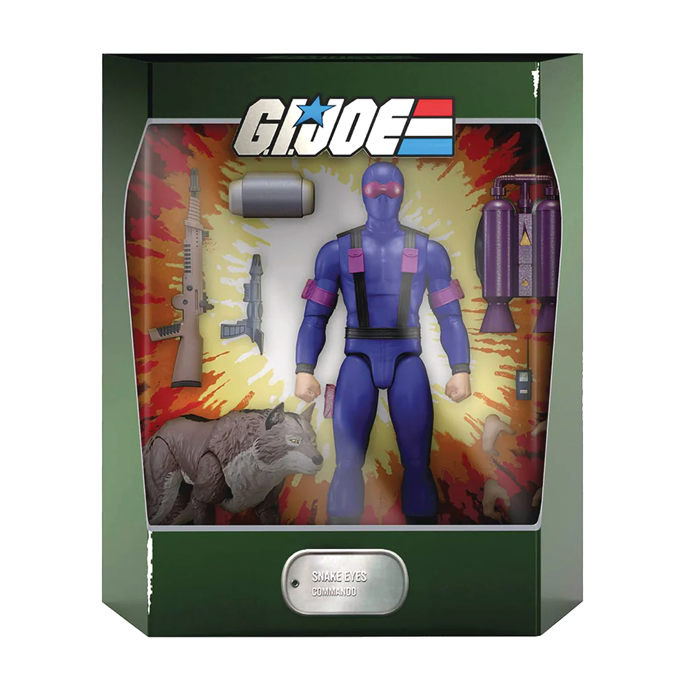 Snake Eyes - G.I. Joe: Real American Hero Ultimates! Figure by Super7