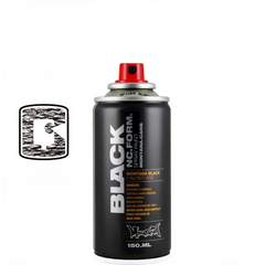 Spider Black 150ML Montana Black Spray Paint - TorontoCollective