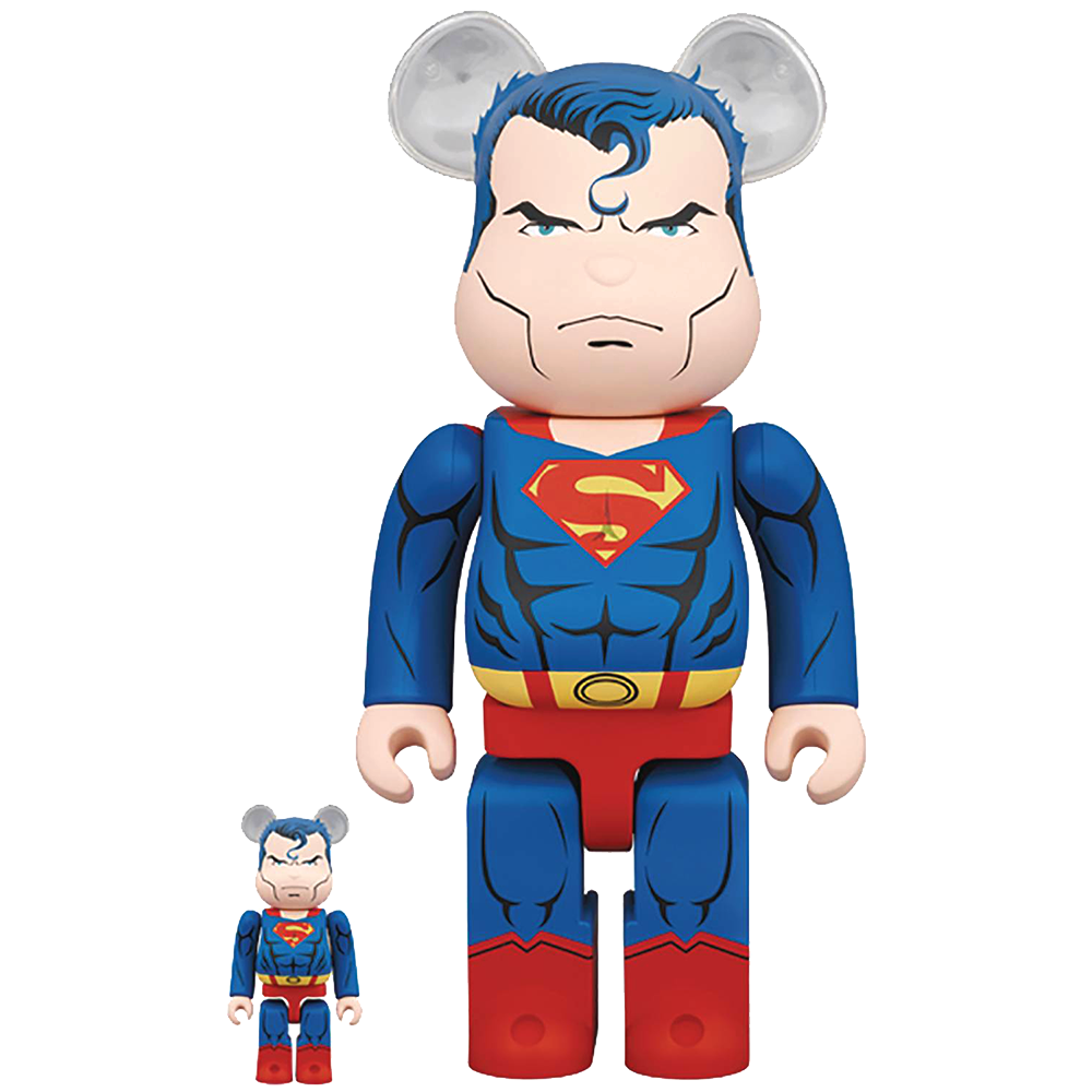 Superman - Batman: Hush - 400%  & 100% Bearbrick Set by Medicom Toy