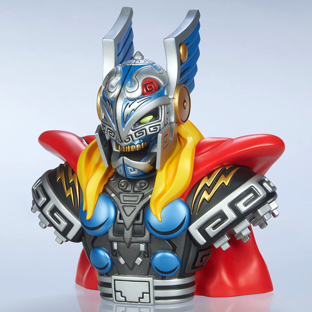 Urban Aztec Thor God of Thunder by Jesse Hernandez x Unruly Industries