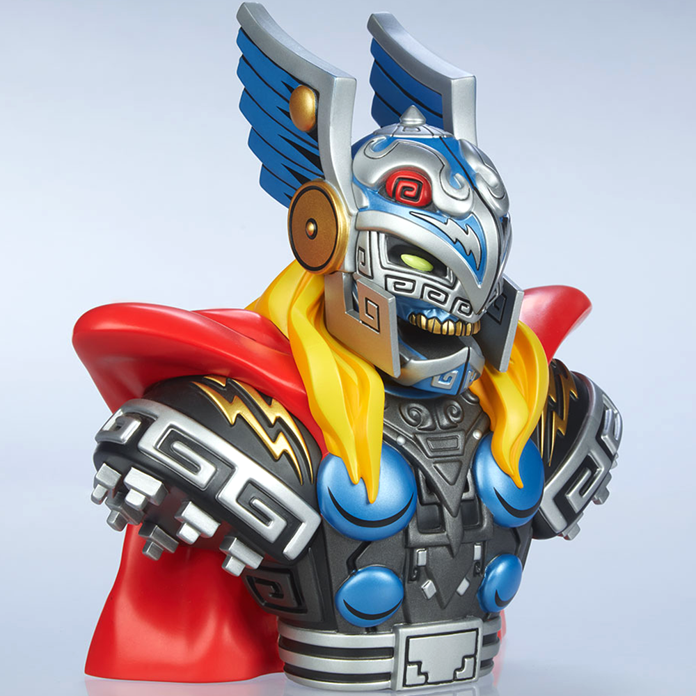 Urban Aztec Thor God of Thunder by Jesse Hernandez x Unruly Industries