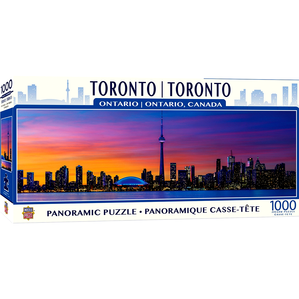 Cities of Canada Panoramic 1000 piece jigsaw puzzle