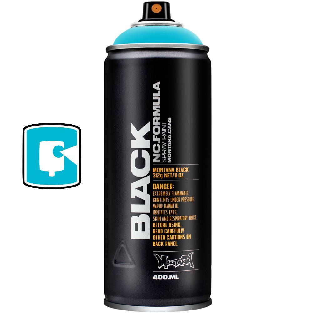 True Cyan-Montana Black-400ML Spray Paint-TorontoCollective