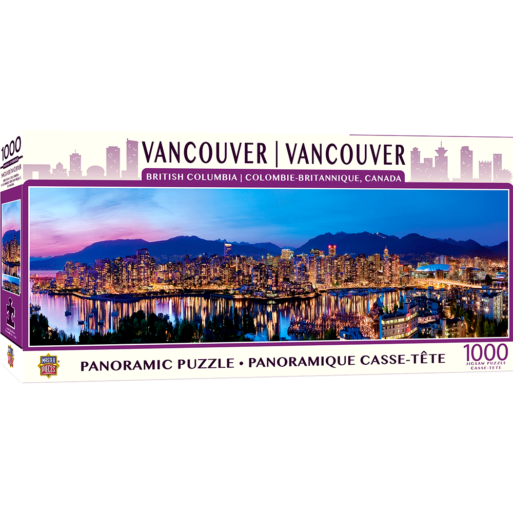 Cities of Canada Panoramic 1000 piece jigsaw puzzle