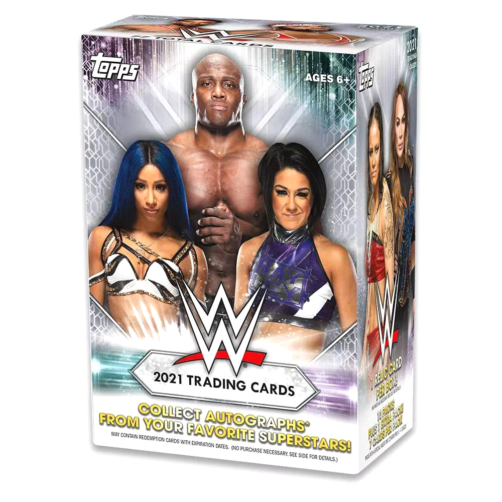 2021 Topps WWE Wrestling Trading Card Blaster Pack (Single pack)
