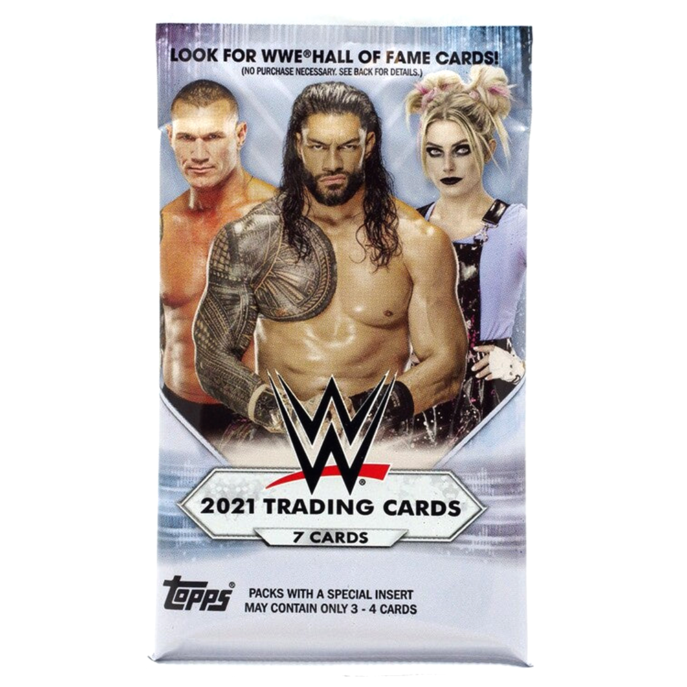 2021 Topps WWE Wrestling Trading Card Blaster Pack (Single pack)